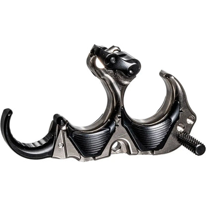 Tru Ball Aileron HBC Flex Release - Black/Quick Silver Brass 3 Finger Medium