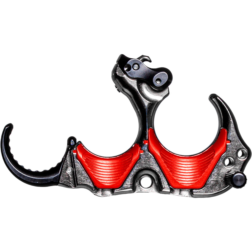 Tru Ball Aileron HBC Flex Release Red/Quick Silver Brass 3 Finger Medium