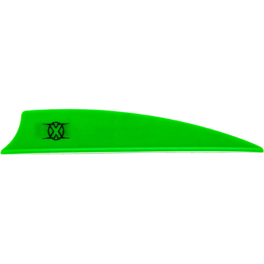 Bohning X Vanes Shield Cut 3 in. Neon Green 36 pk.