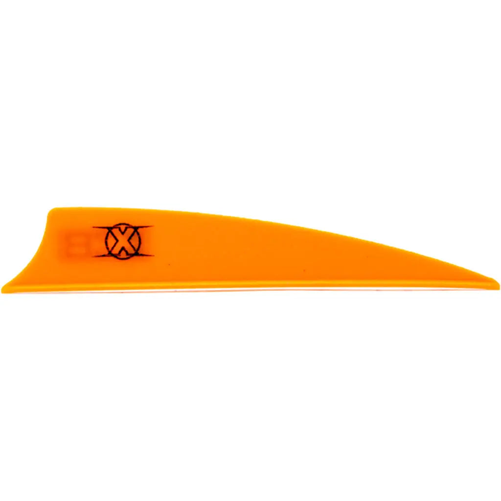 Bohning X Vanes Shield Cut 3 in. Neon Orange - 36 Pack