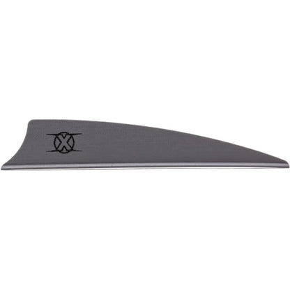 Bohning X Vanes Shield Cut 3 in. Silver - 36 Pack