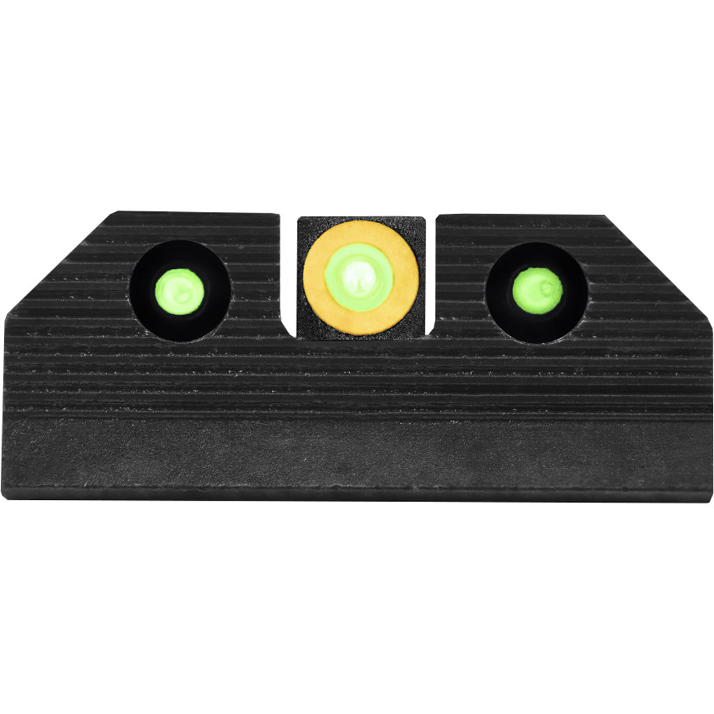 XS Sights R3D 2.0 Pistol Sights Orange for CZ P10 - Standard Height, Steel Construction