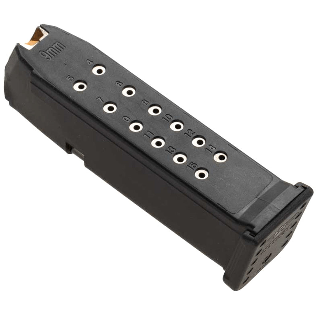 XTech Steel Reinforced Magazine 2 pk.15 rd. 9mm Glock 19 Black