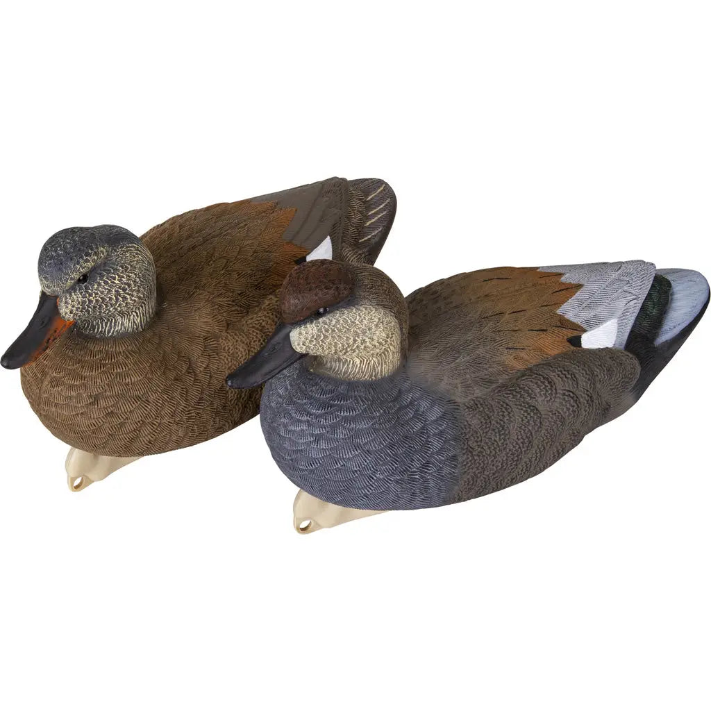 Flambeau Master Series Gadwall Floater Decoys 6pk - Realistic Drakes &amp; Hens