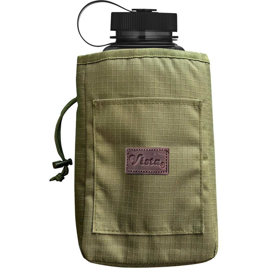 Vista Water Bottle Pouch Ambush Green - Durable Water Bottle Carrier with Secure Fit