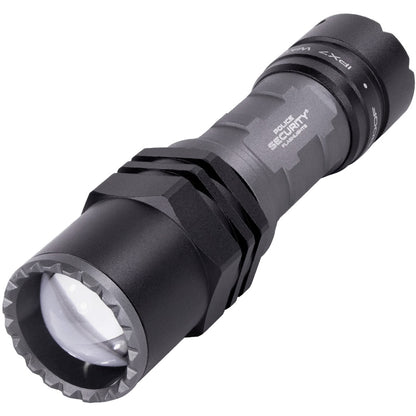 Police Security Long Throw Flashlight 400 Lumens with 1/4 Mile Beam Distance