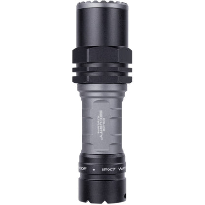 Police Security Long Throw Flashlight 400 Lumens with 1/4 Mile Beam Distance
