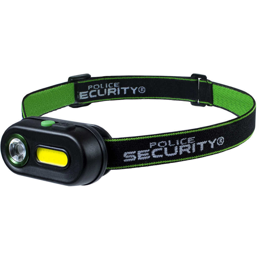 Police Security Colt-R Headlamp 400 Lumen * Rechargeable LED Headlamp with Adjustable Beam and Multiple Modes
