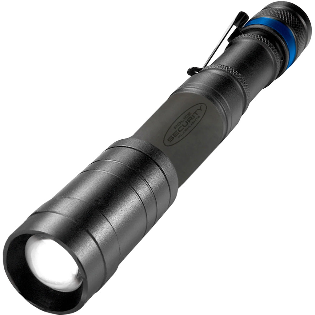 Police Security Sleuth 2.0 Flashlight - Compact 350-Lumen LED Torch with Adjustable Focus