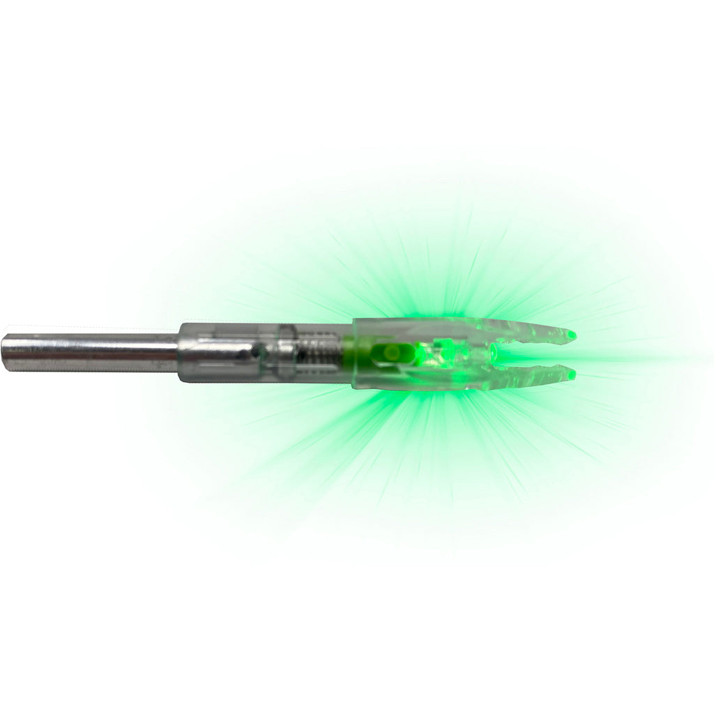 Victory Switch Lighted Nocks .245 Green 3-pack for Enhanced Visibility and Secure Fit