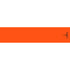 White Water Archery Flo Orange Arrow Wraps - 5 inch x 1.125 inch, Pack of 15