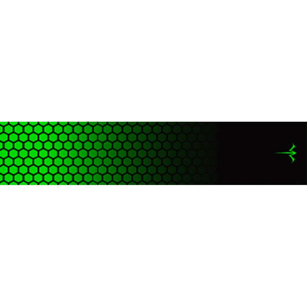 White Water Archery Honeycomb Fade Arrow Wraps - Lime Green, 5 in. x 1.125 in., 15 Pack