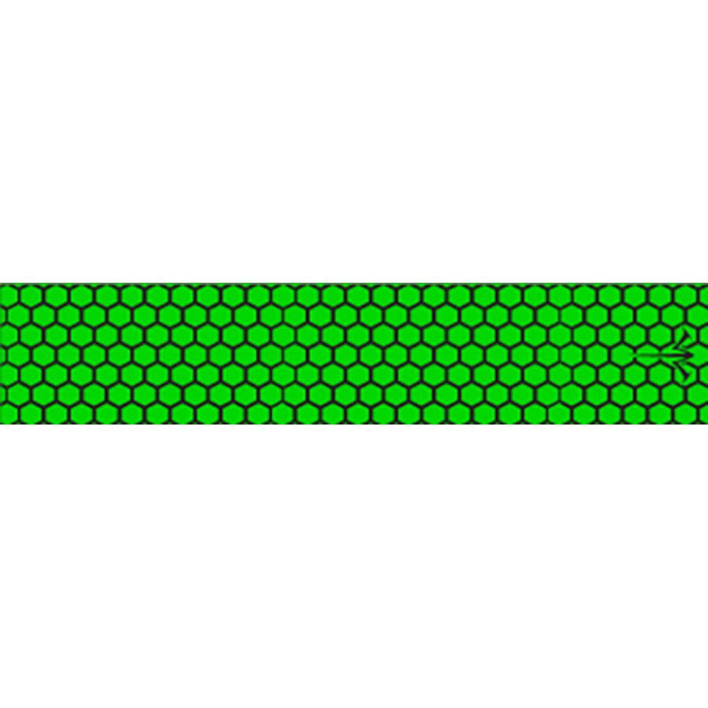 White Water Archery Honeycomb Fade Arrow Wraps Open Flo Green, 5 in. x 1.125 in., Pack of 15