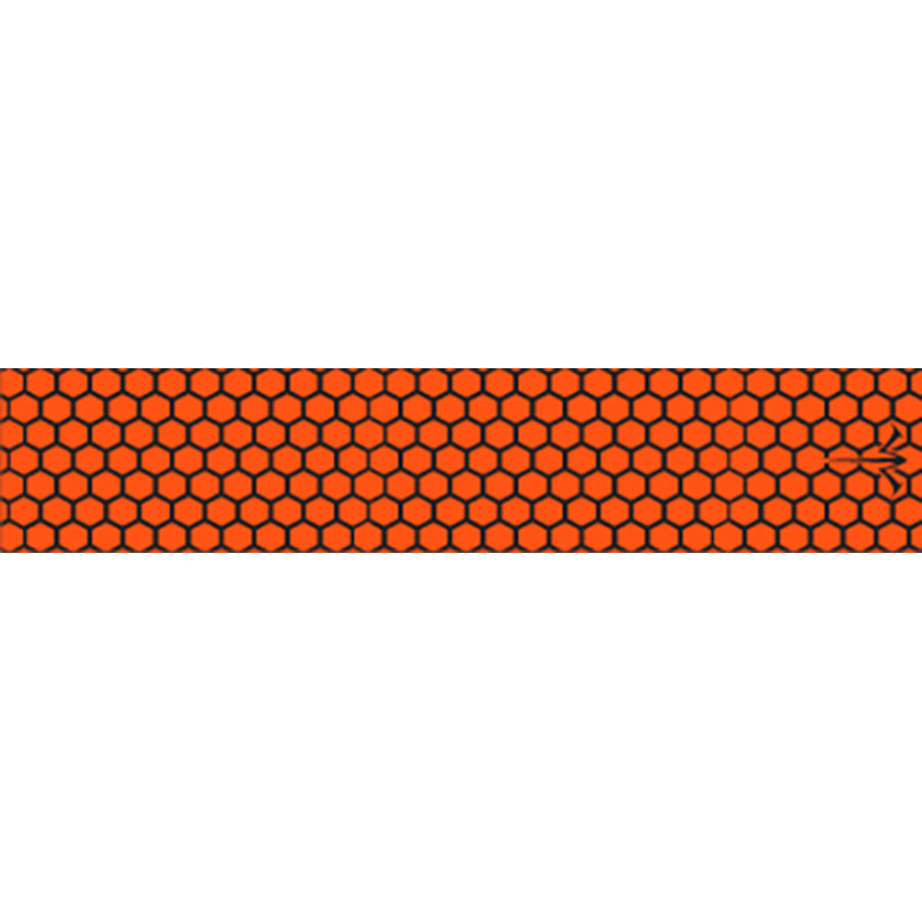 White Water Archery Honeycomb Fade Arrow Wraps Open Flo Orange 5 in. x 1.125 in. - Pack of 15