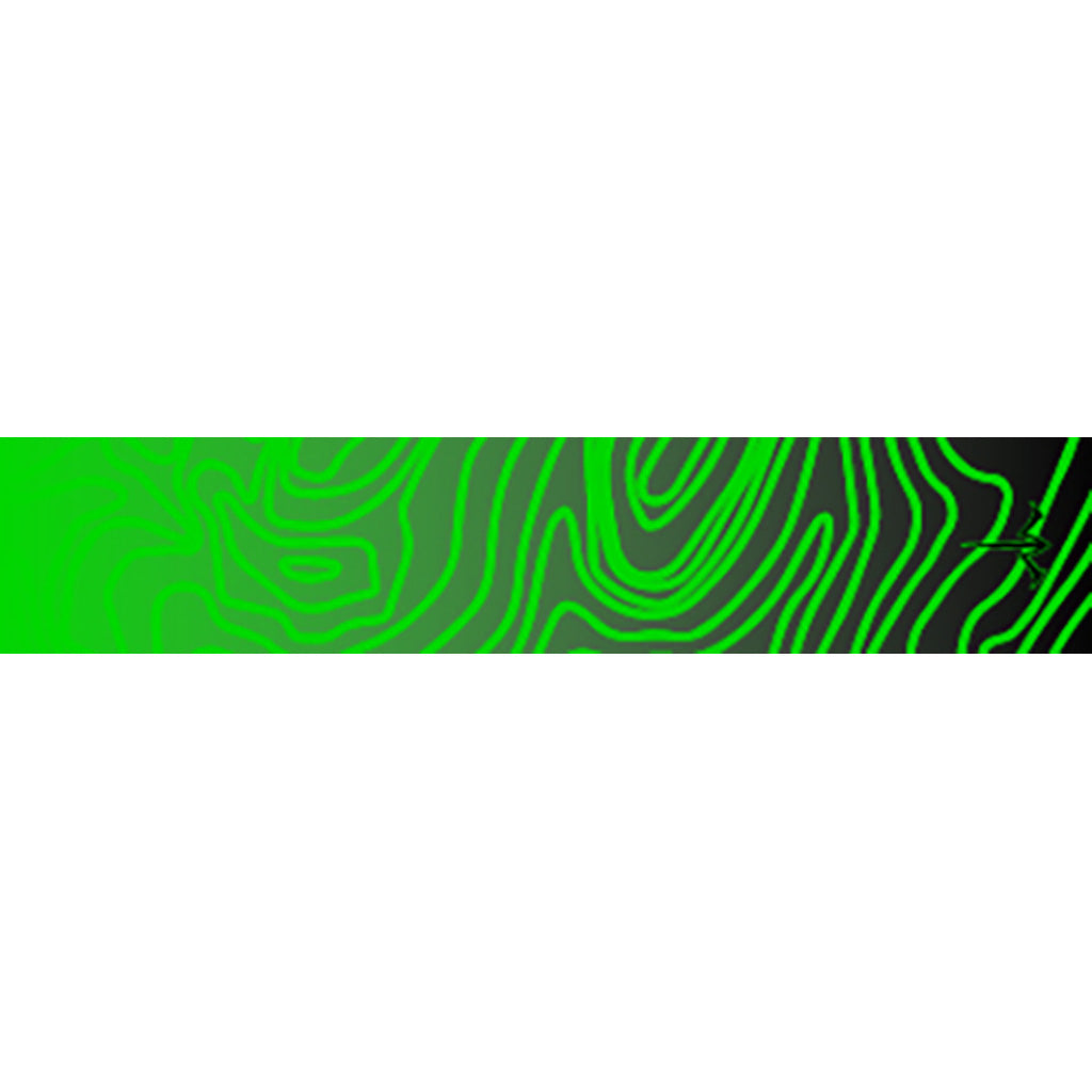 White Water Archery Topo Fade Arrow Wraps - Green, 5 in. x 1.125 in., Pack of 15