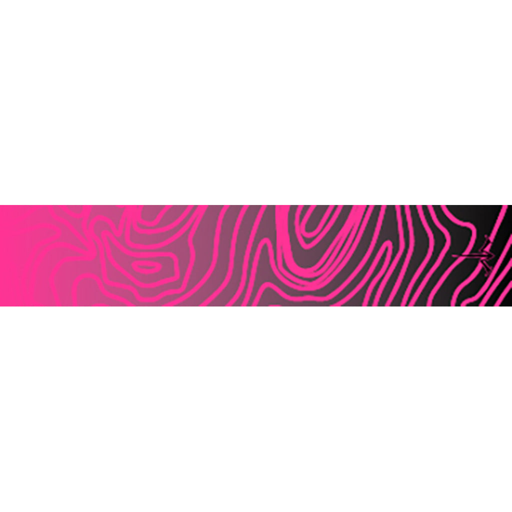 White Water Archery Topo Fade Arrow Wraps in Hot Pink, 15 Pack - 5 in. x 1.125 in. Arrow Accessories