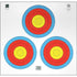 Maple Leaf Press Official World Archery 3 Spot Triangular Targets - Pack of 25