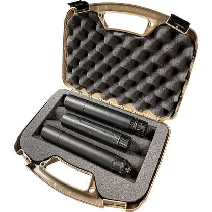 MTM Suppressor Case Dark Earth * Durable Storage for Multiple Suppressors