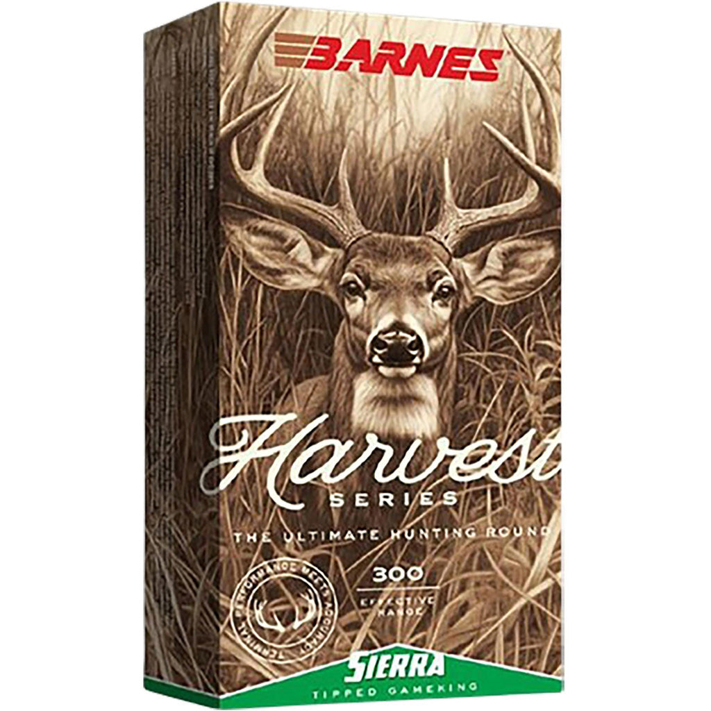 Barnes Harvest Collection .308 Winchester Rifle Ammo - 165 Grain Sierra Tipped GameKing, 20 Rounds