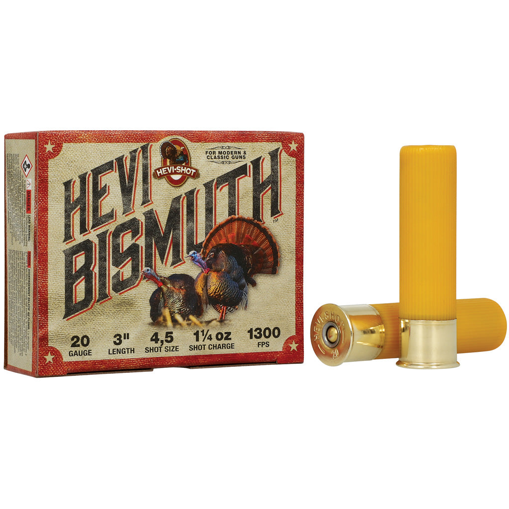 Hevi-Shot Hevi Bismuth Turkey Load 20 Gauge, 3-inch Shell, 1 1/4 oz. with 