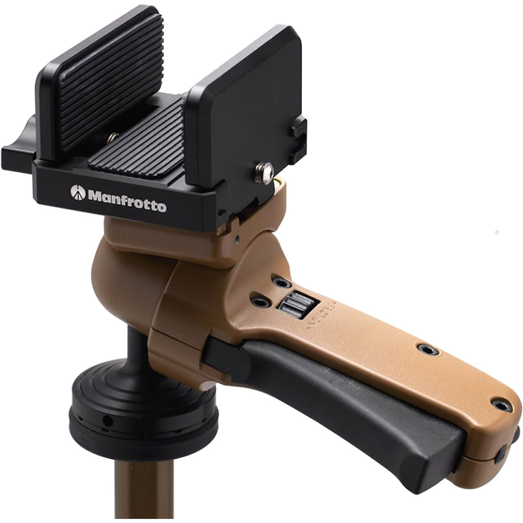 Manfrotto Alpha S.H.O.T. Tripod Grip Kit Brown * Versatile Shooting and Observation Support