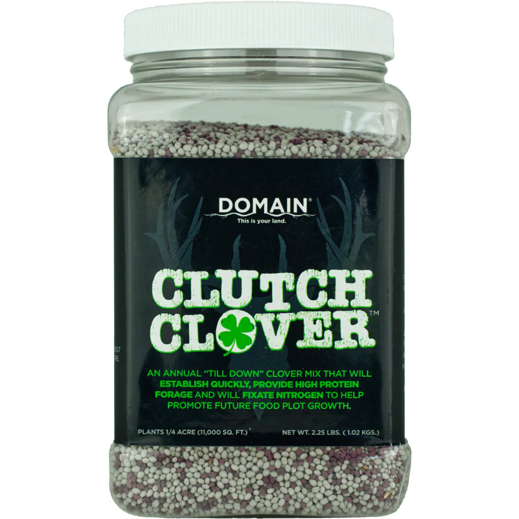 Domain Clutch Clover Seed for 1/4 Acre | Fast-Growing Forage with Soil Benefits