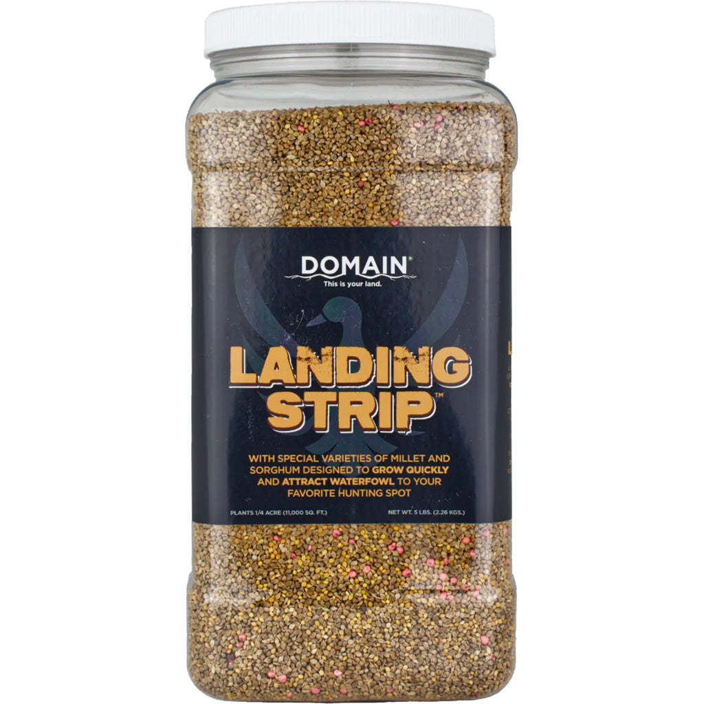 Domain Landing Strip Seed for 1/4 Acre - Supports Waterfowl, Upland Birds, and Deer