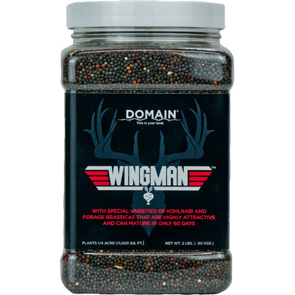 Domain Wingman Seed 1/4 Acre for Deer Forage and Hunt Plot Enhancement