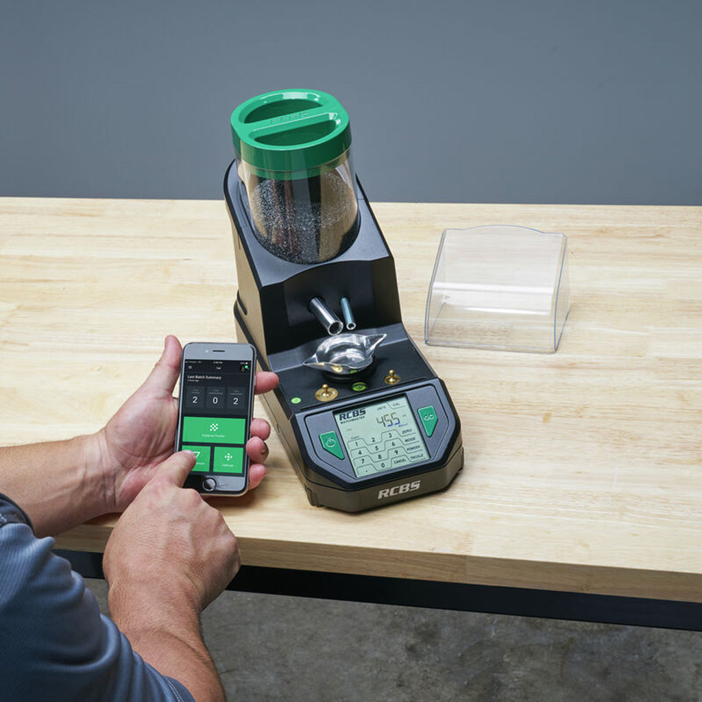 RCBS Matchmaster Powder Dispenser 120/240V - Precise Electronic Powder Charging for Reloading