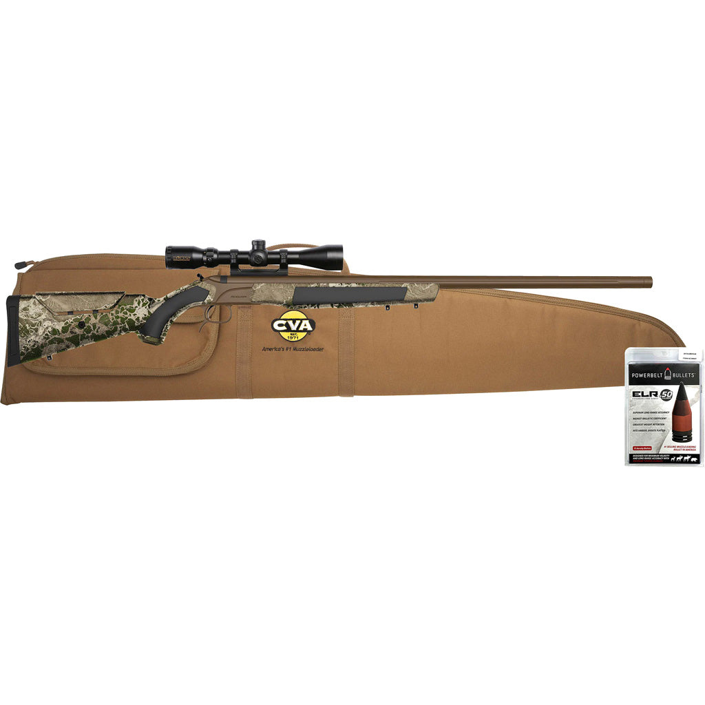 CVA Accura LR-X Muzzleloader Package 50 Cal with 30-inch Fluted Stainless Steel Barrel and Konus BDC Scope