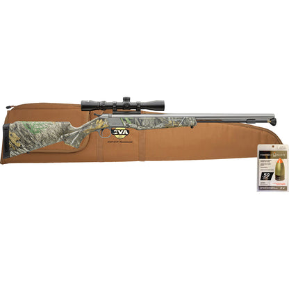 CVA Wolf V2 Muzzleloader Package 50 cal. with Scope and Realtree Edge Camo