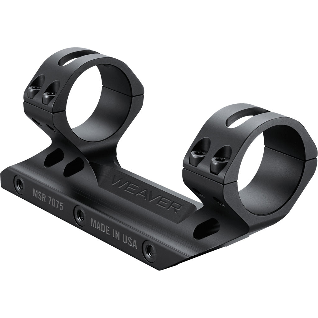 Weaver Tactical Picatinny MSR Mount 1 inch Matte Black * Precision Aluminum Mount for Rifles