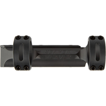 Weaver Tactical Picatinny MSR Mount 1 inch Matte Black * Precision Aluminum Mount for Rifles