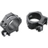 Weaver Classic 4-Hole Skeleton Rings Matte Black 30mm Low Clamshell Pack