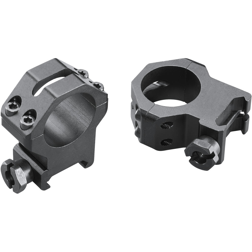 Weaver Classic 4-Hole Skeleton Rings Matte Black 1-inch XHigh Clamshell Pack