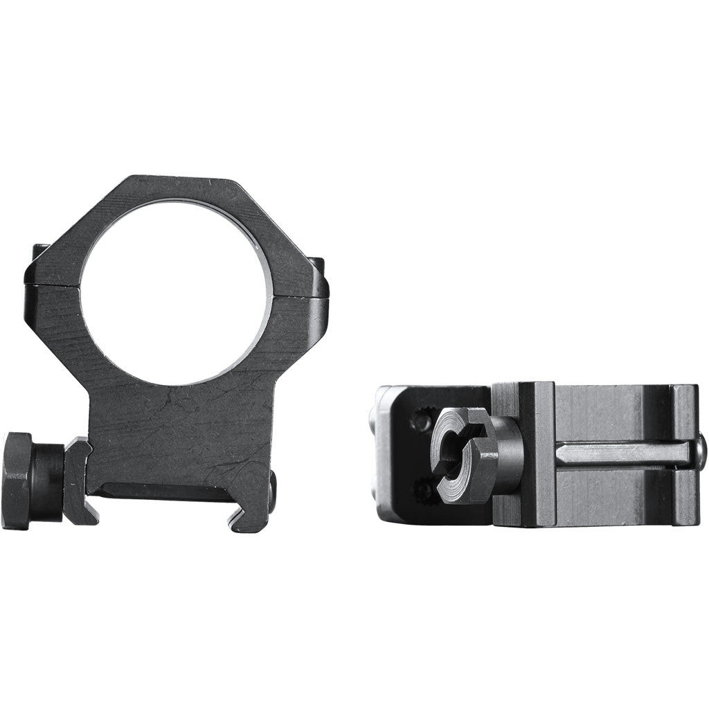Weaver Classic 4-Hole Skeleton Rings Matte Black 1-inch XHigh Clamshell Pack