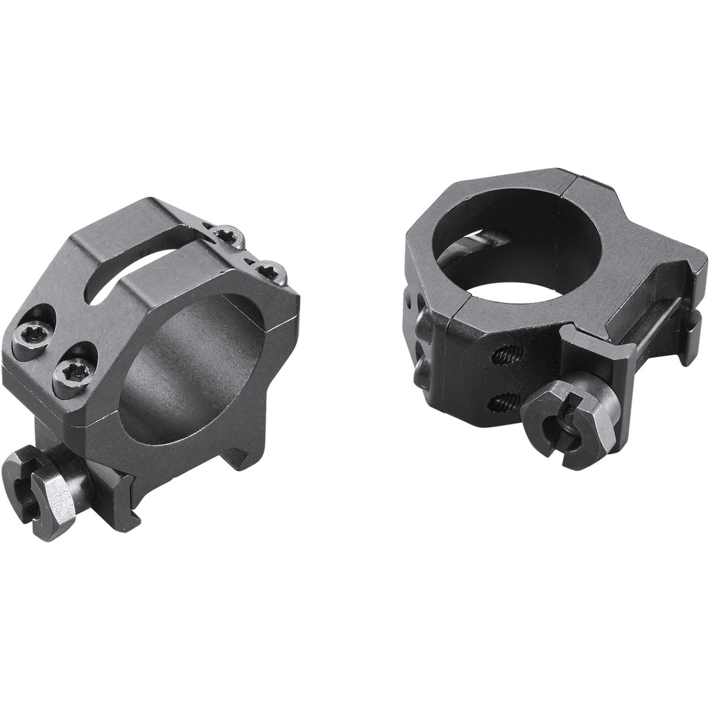 Weaver Classic 4-Hole Skeleton Rings Matte Black 1-Inch Medium Clamshell Pack