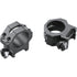 Weaver Classic 4-Hole Skeleton Rings Matte Black 1-Inch Medium Clamshell Pack