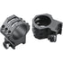 Weaver Classic 6-Hole Skeleton Rings 30mm High Matte Black for Rifles and Optics