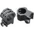 Weaver Classic 6-Hole Skeleton Rings Matte Black 1-Inch XXHigh Clamshell Pack