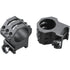 Weaver Classic 6-Hole Skeleton Rings Matte Black 1-Inch XHigh Clamshell Pack