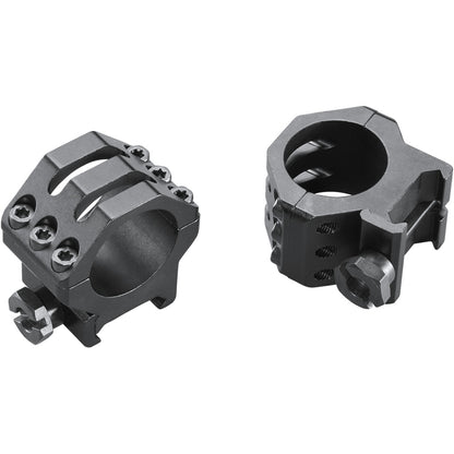 Weaver Classic 6-Hole Skeleton Rings Matte Black 1-Inch Medium Clamshell Pack