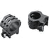 Weaver Classic 6-Hole Skeleton Rings Matte Black, 1-Inch Height * Secure Mounting for Optics and Firearms