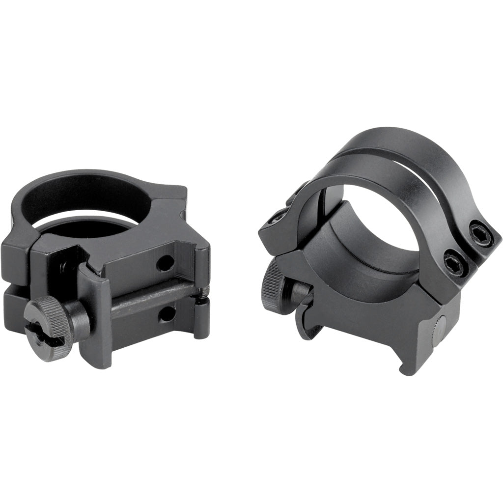 Weaver Classic Quad Lock Detachable Rings 1-inch Matte Black * High Clam Shell Pack