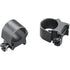 Weaver Classic Top Mount Rings 1-Inch Medium Clamshell Pack in Matte Black