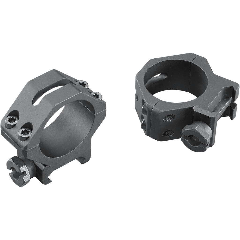 Weaver Tactical 30mm Low Profile Picatinny Rings - Matte Black, 4-Hole Clamshell Pack