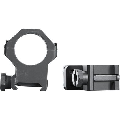 Weaver Tactical 4-Hole Picatinny Ring 1-Inch X-High Matte Black with Clamshell Pack