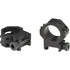 Weaver Tactical 4-Hole Picatinny Ring Matte Black, 1-Inch High, Clamshell Pack