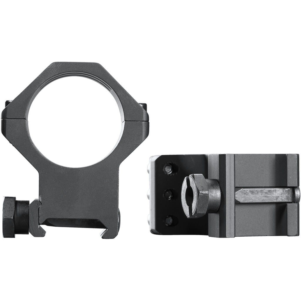 Weaver Tactical 6-Hole Picatinny Scope Rings 30mm High Matte Black, Model 1213223