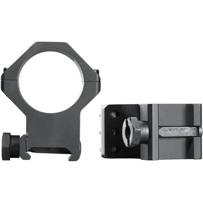 Weaver Tactical 6-Hole Picatinny Scope Rings 30mm High Matte Black, Model 1213223